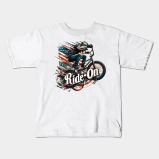 Bicycle, Ride On Kids T-Shirt